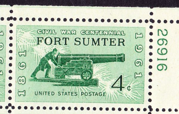 Sea Coast Gun of 1861 in Fort Sumter