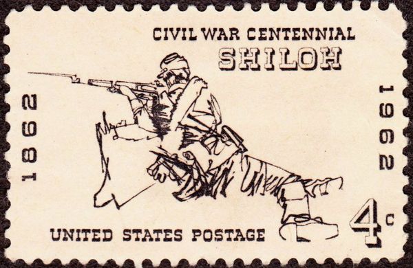 Rifleman at Battle of Shiloh 1862