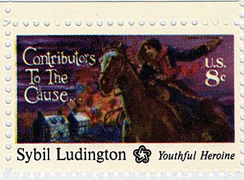 Sybil Ludington on Horseback