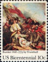 Bicentenary of American Revolution. Battle of Bunker Hill
