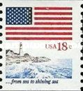 ...From sea to shining sea - Flag and lighthouse