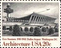 Dulles Airport, by Eero Saarinen