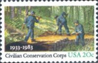 Civilian Conservation Corps Making a Road