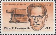 Philo T. Farnsworth and First Televison Camera