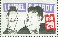 Stan Laurel (1890-1965) and Oliver Hardy (1892-1957)
