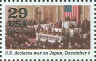 Congress in Session (U.S. Declares War on Japan, December 8)