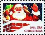 Santa Claus in Chimney