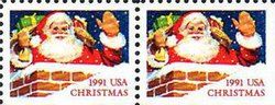 Santa Claus in Chimney