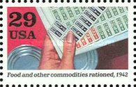 Ration coupons (Food and other commodities rationed)