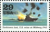 Yorktown lost, U.S. wins at Midway