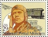 JN-4H Biplane, Charles Lindbergh, Railway Mail Car, 1931 Mod