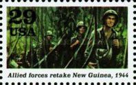 Allied forces retake New Guinea
