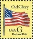 Yellow Old Glory G Stamp