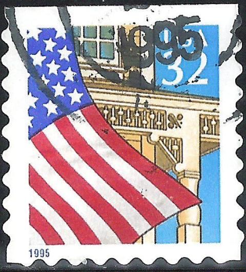 Flag over Porch