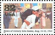 World War II - Sailor kissing nurse