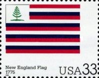 Stars and Stripes: New England Flag