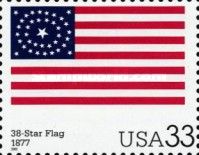 Stars and Stripes: 38-Star Flag