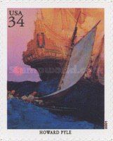 An Attack on a Galleon by Howard Pyle