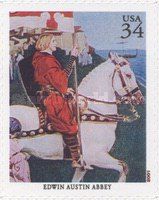 Galahad's Departure by Edwin Austin Abbey