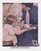 The First Lesson by Jessie Willcox Smith