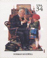 Illustration on Saturday Evening Post by Norman Rockwell