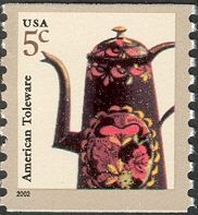 Toleware Coffeepot