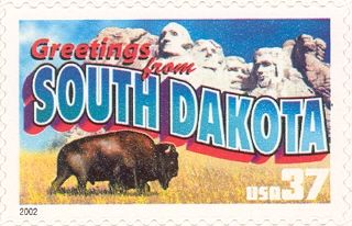 South Dakota: American Bison (Bos bison), Mount Rushmore