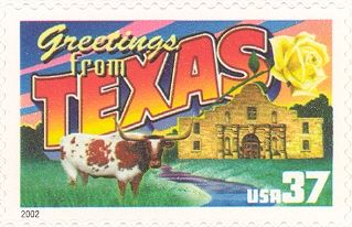 Texas Longhorn (Bos primigenius taurus), The Alamo