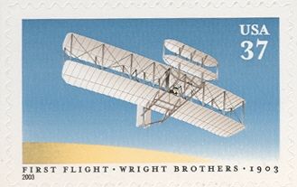First Flight of Wright Brothers, Cent.