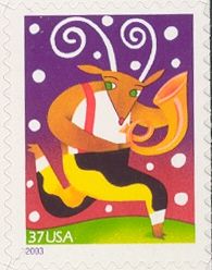 Reindeer with Horn
