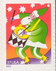 Santa Claus with Drum