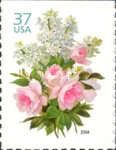 White Lilacs & Pink Roses