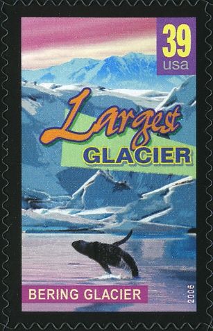 Bering Glacier, largest glacier