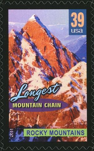Rocky Mountains, longest mountain chain