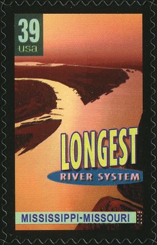 Mississippi-Missouri, longest river system