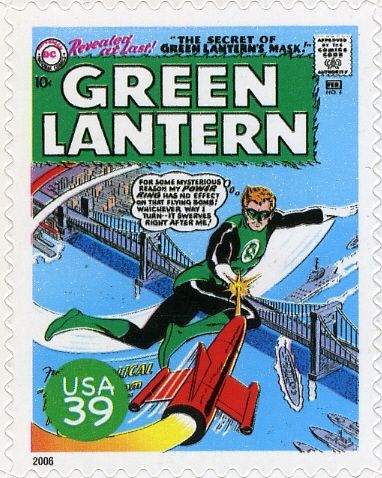 Green Lantern comic book cover