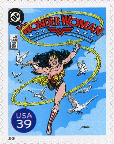 Wonder Woman comic book cover