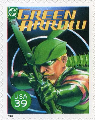 Green Arrow comic book cover