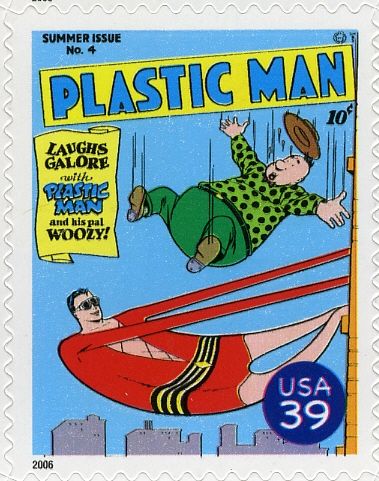 Plastic Man comic book cover