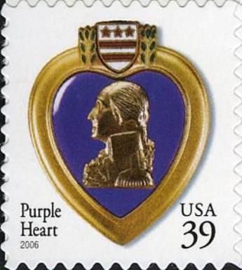 Wounded award "Purple Heart"