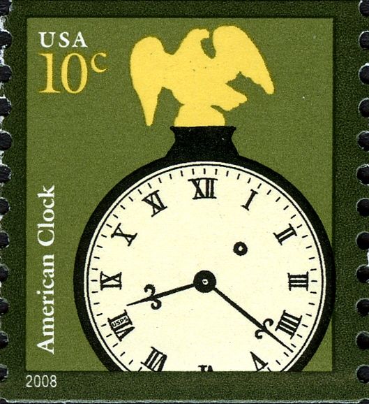 "American Clock", known as Banjo Clock, made in 1805 by Simo