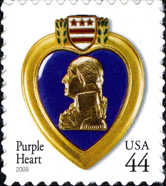 Wounded award "Purple Heart"