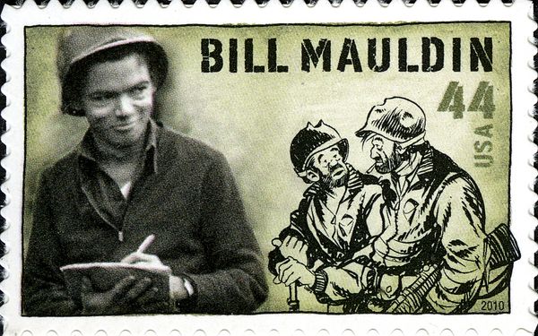 "Bill" Mauldin (1921-2003) Cartoonist and Caricaturist