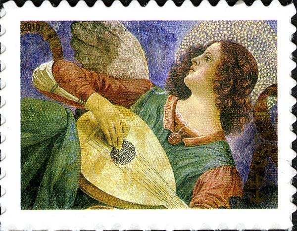 Christmas: Angel with Lute