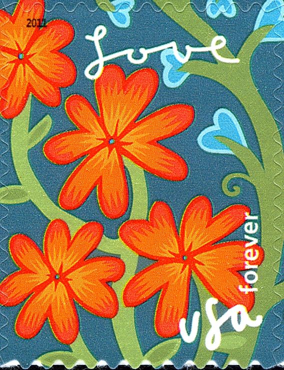 Love:Orange Red Flowers