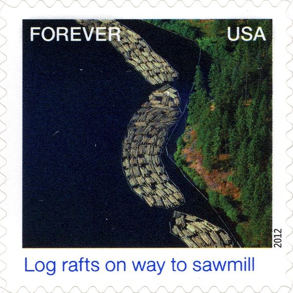 Earthscapes: Log rafts