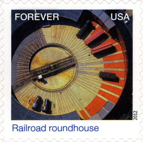 Earthscapes: Railroad roundhouse