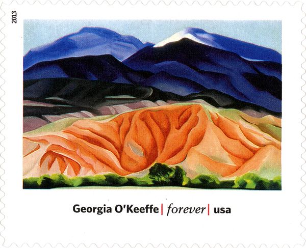 Georgia O’Keeffe - Black Mesa Landscape, New Mexico/Back of 