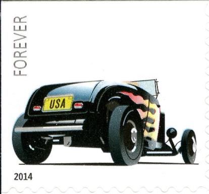 Hot Rods: Black "Deuce" coupe