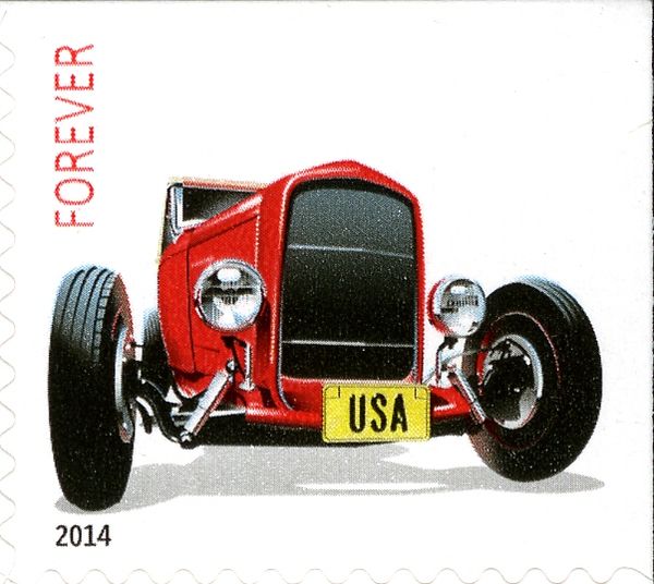 Hot Rods: Red "Deuce" coupe